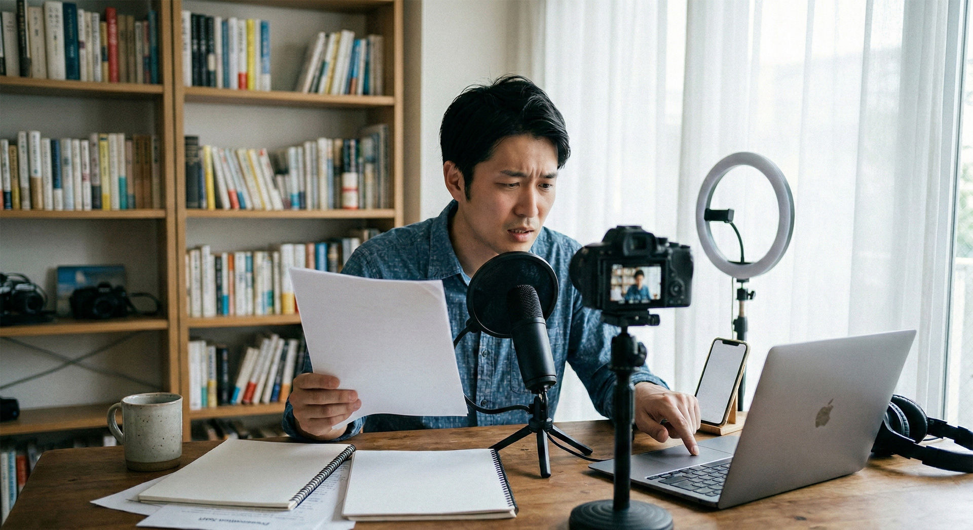 不自然なプレゼンの悩み